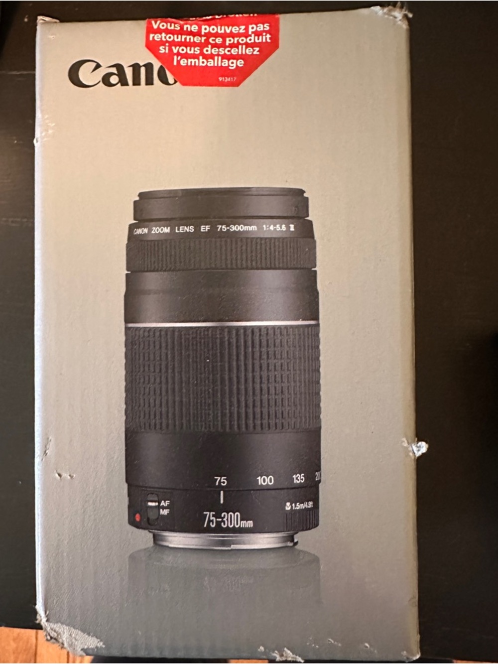 Canon EF 75-300mm lens